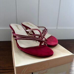 Michaelangelo Red Strappy Women's Sandals